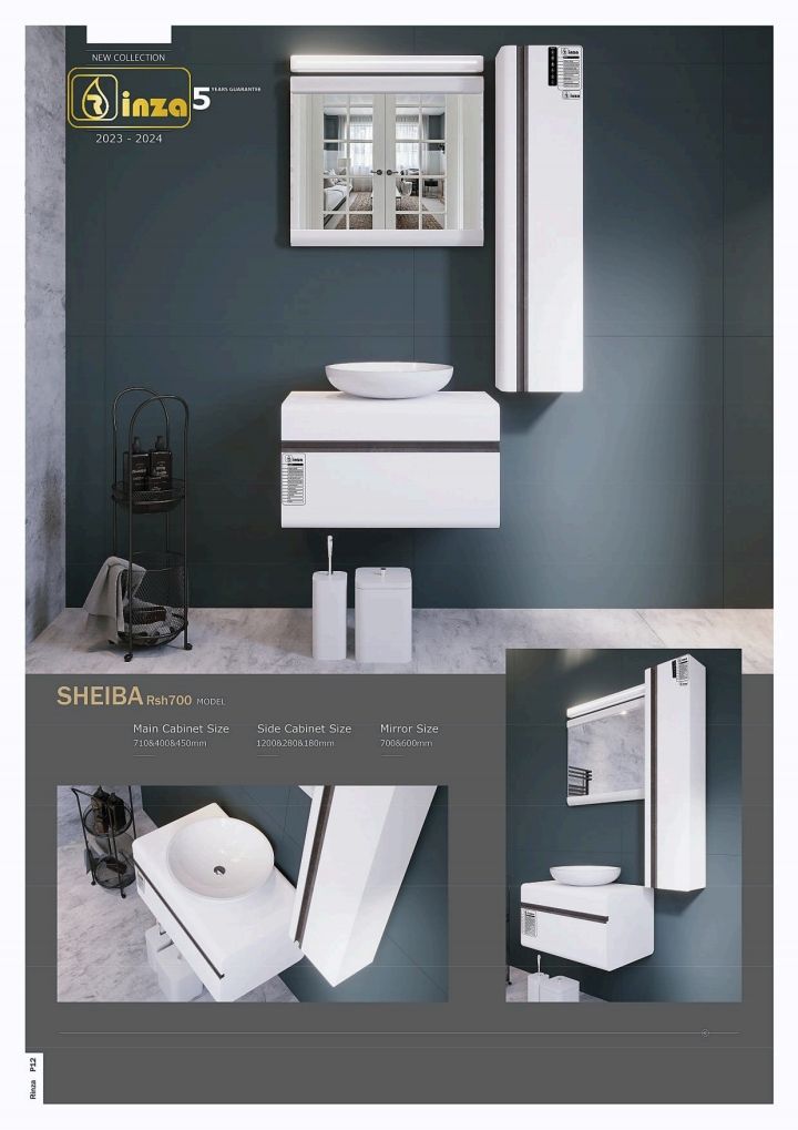 روشویی کابینتی رینزا مدل کلودیا