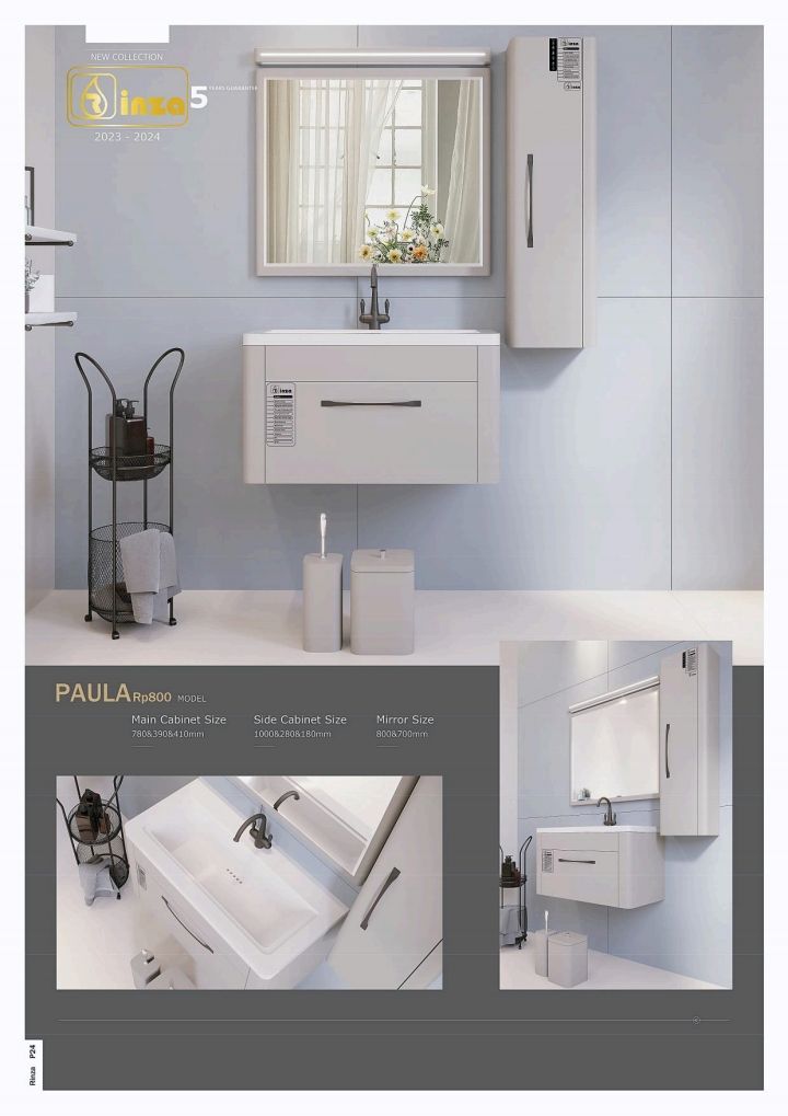روشویی کابینتی رینزا مدل کارولین